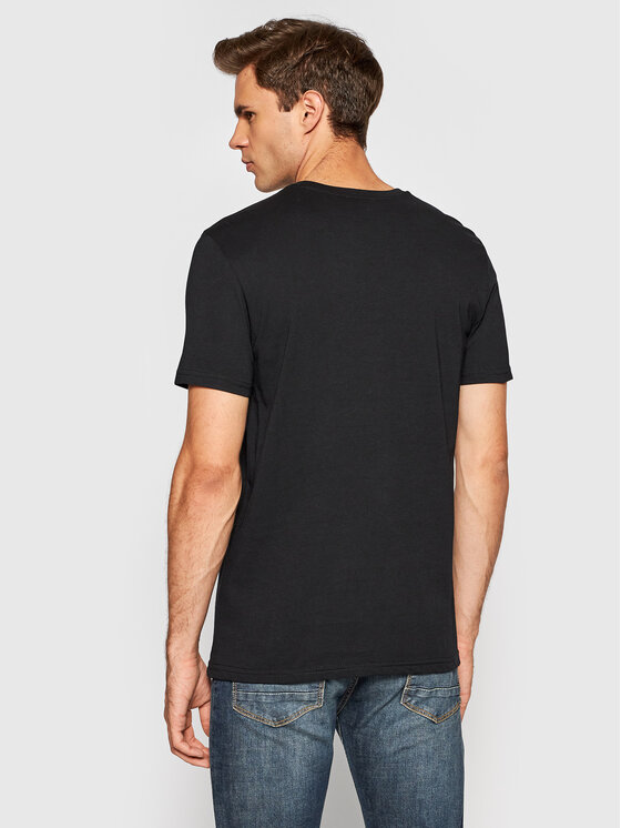 United Colors Of Benetton United Colors Of Benetton T-shirt 3U53J4231 Crna Regular Fit