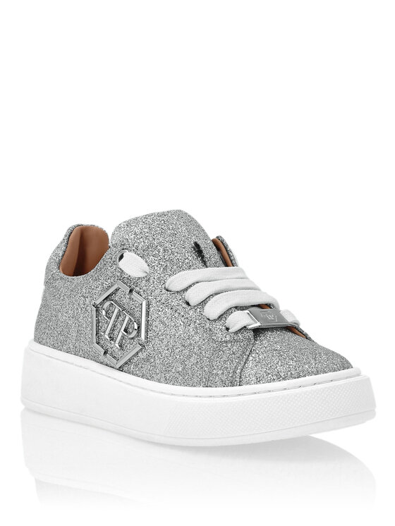PHILIPP PLEIN PHILIPP PLEIN Sneakersy 28556 Srebrny