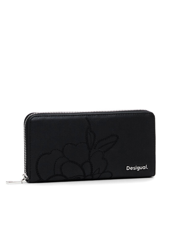 Desigual Desigual Великий жіночий гаманець Keller Fiona 24WAYP06 Чорний
