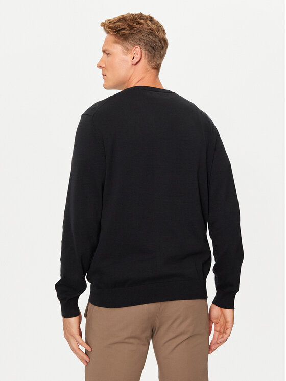 Gant Gant Sweter Classic 8030562 Czarny Regular Fit