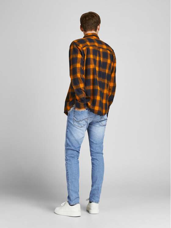 Jack&Jones Jack&Jones Džínsy Glenn 12203510 Modrá Slim Fit