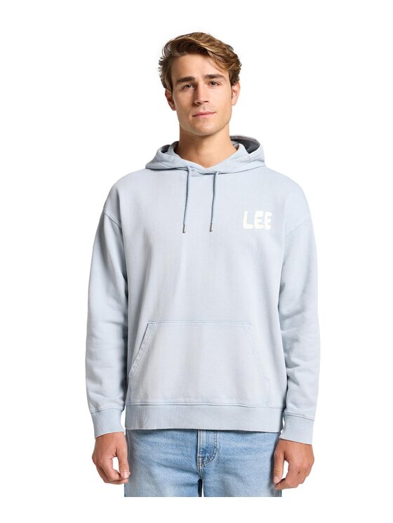 Lee Lee Felpa 112364071 Blu Regular Fit