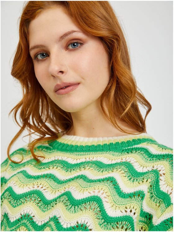 Orsay Orsay Sweter 507496865000__XS Zielony Relaxed Fit