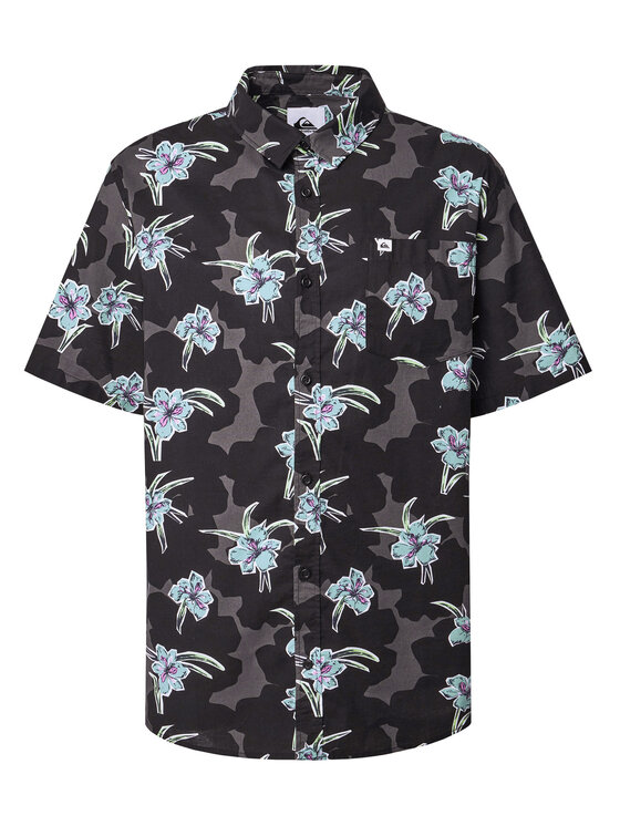 Quiksilver Quiksilver Košeľa Apero Classic Ss EQYWT04605 Čierna Regular Fit