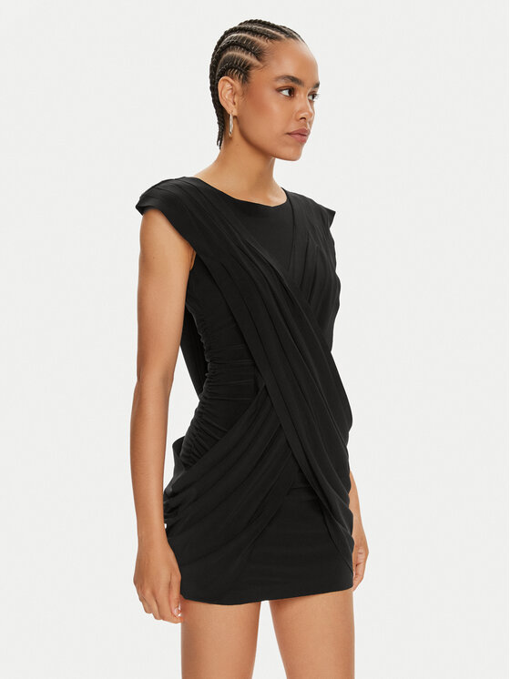 NORMA KAMALI NORMA KAMALI Φόρεμα κοκτέιλ KK1243PLD83001 Μαύρο Slim Fit