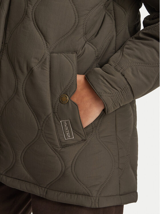 Hunter Hunter Übergangsjacke HARW0027262 Dunkelbraun Regular Fit