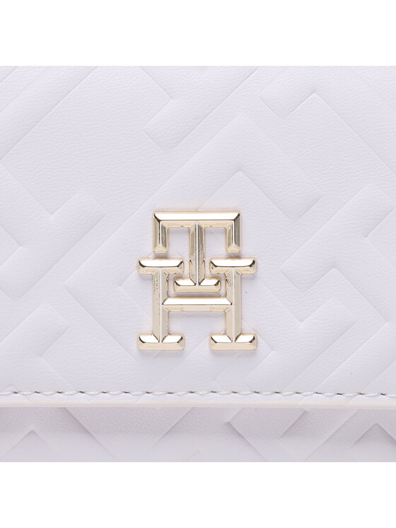Tommy Hilfiger Tommy Hilfiger Τσάντα Iconic Tommy Camera Bag Mono AW0AW14757 Λευκό