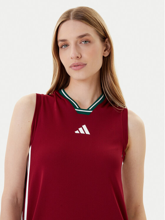 adidas adidas Hétköznapi ruha Tiro Cut 3-Stripes Soft Mesh JX5160 Piros Regular Fit