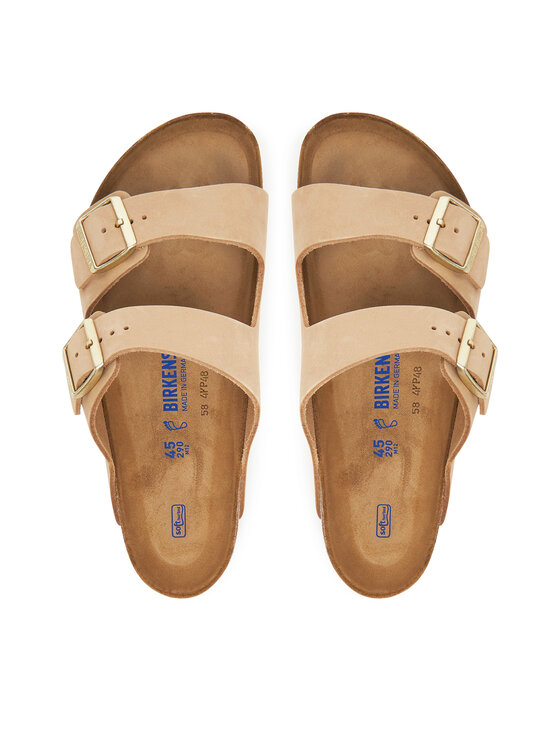 Birkenstock Birkenstock Klapki Arizona Sfb 1019013 Beżowy