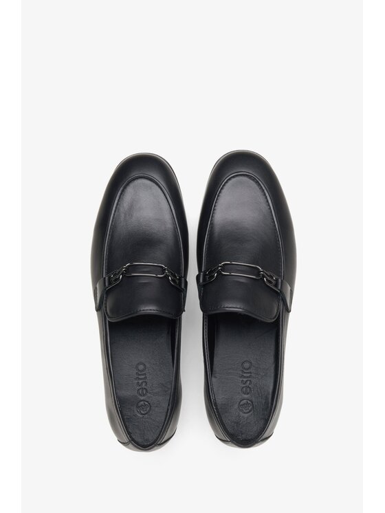 Estro Estro Μοκασίνια ER00115616 Μαύρο
