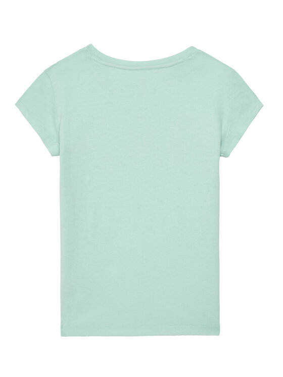 Gap Gap T-Shirt 721891-02 Zielony Regular Fit