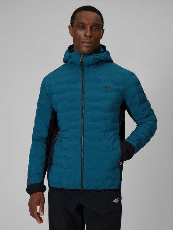 4F 4F Kurtka outdoor TREKKING Granatowy Regular Fit
