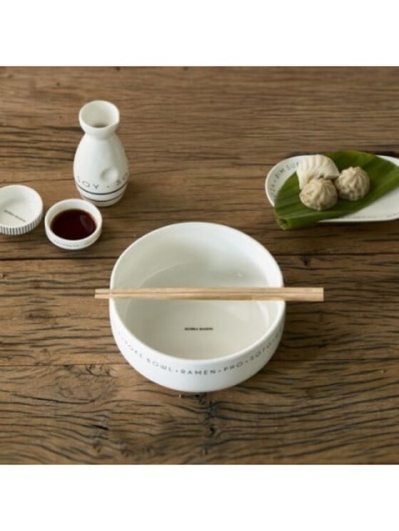 Riviera Maison Riviera Maison Miseczka SUSHI SET Z BUTELKĄ Biały