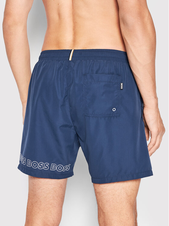 BOSS Boss Szorty kąpielowe Dolphin 50469590 Granatowy Regular Fit