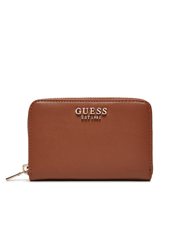 Zdjęcia - Portfel GUESS Mały  Damski Laurel SWVC85 00140 Brązowy 