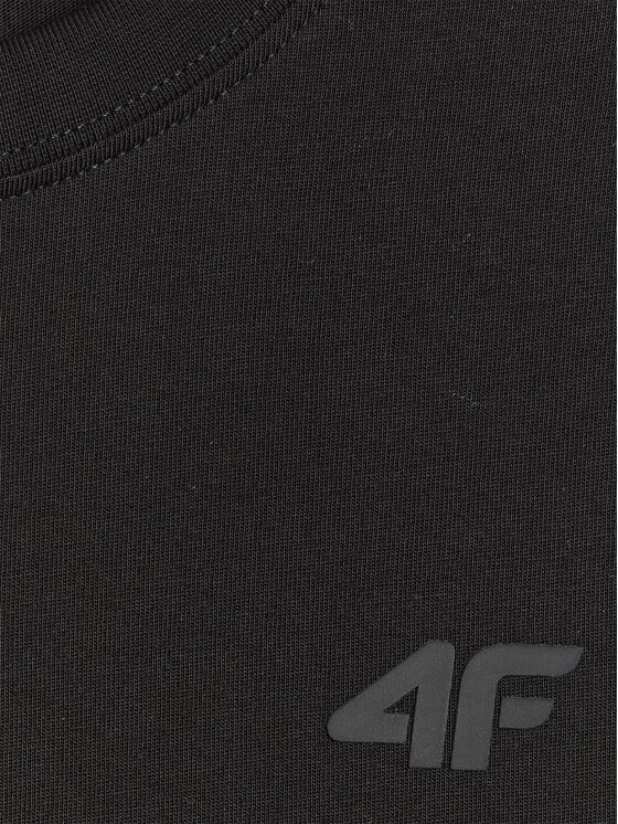 4F 4F T-Shirt NOS Czarny Regular Fit