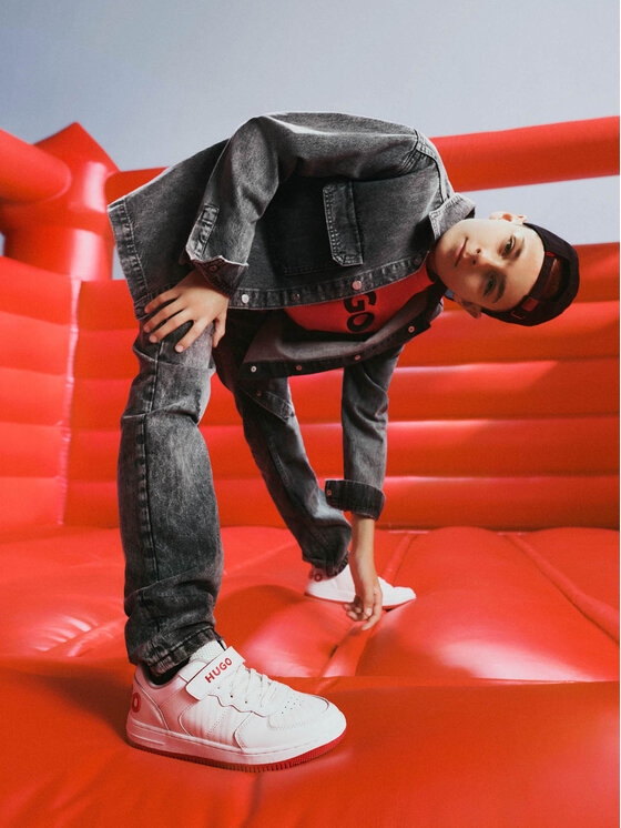 HUGO Hugo Sneakersy G00097 S Bílá