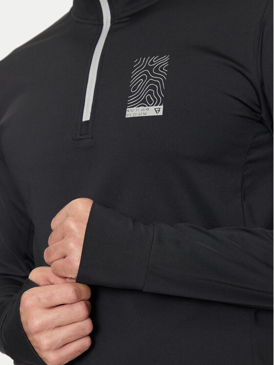 Brunotti Brunotti Bluza 2421240077 Czarny Reglan Fit