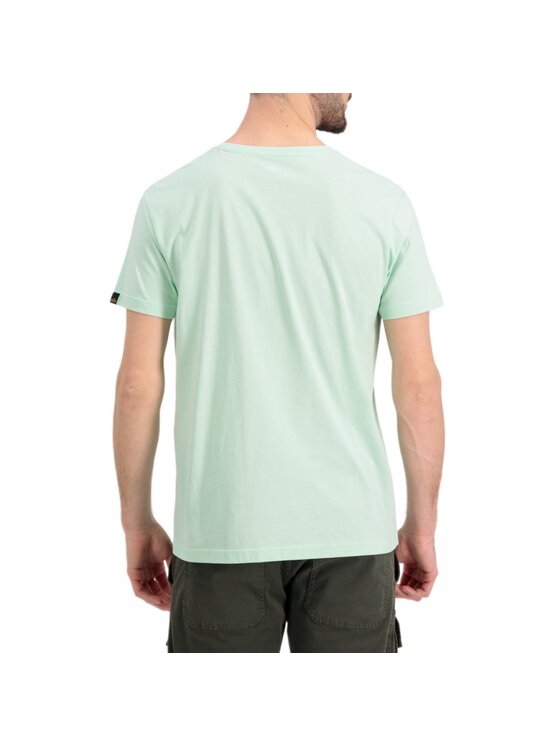 Alpha Industries Alpha Industries T-Shirt AI.100501-43-5XL Zielony Basic Fit