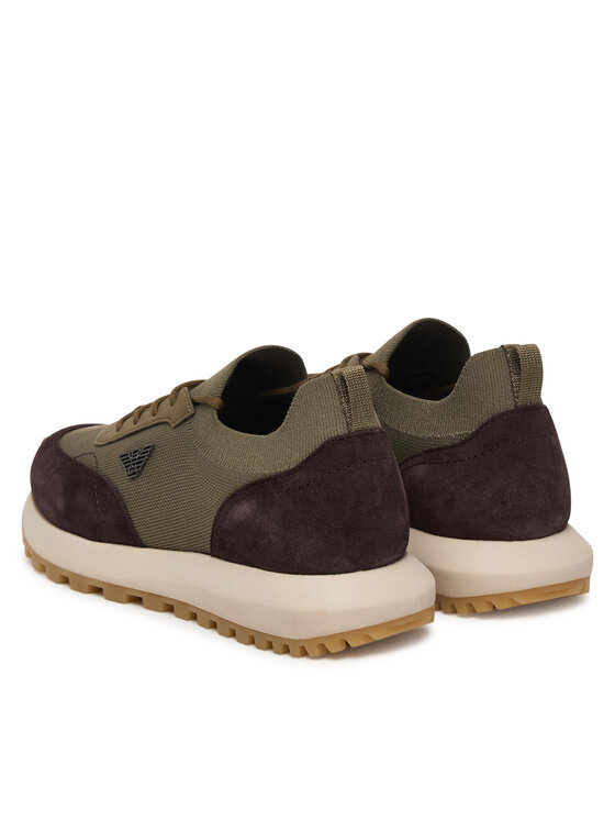 Emporio Armani Emporio Armani Sneakersy EM003739 AF19724 MZ783 Zelená