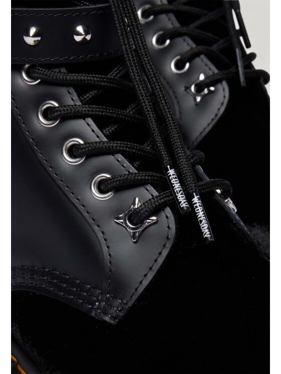 Dr. Martens Dr. Martens Anfibi 1460 Wdn Smooth+Velvet Nero