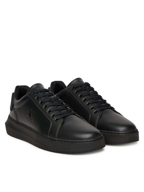 Calvin Klein Jeans Calvin Klein Jeans Sneakersy Chunky Cupsole Ru Patch Lth YM0YM01296 Černá