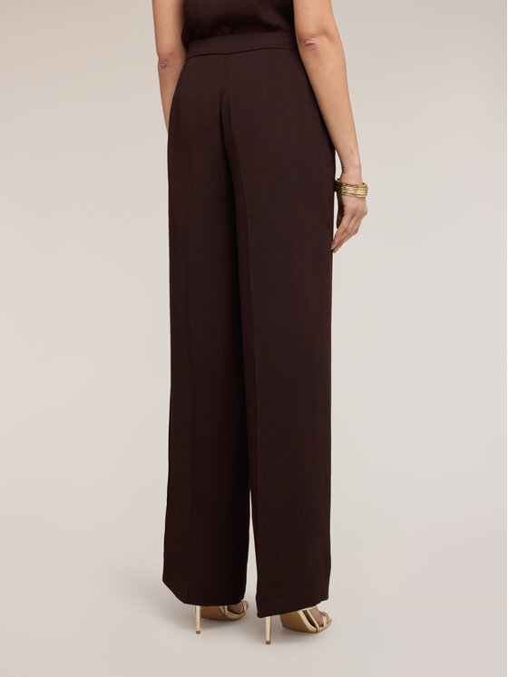 Motivi Motivi Pantaloni di tessuto P00DQ004561N032 Marrone Over Fit