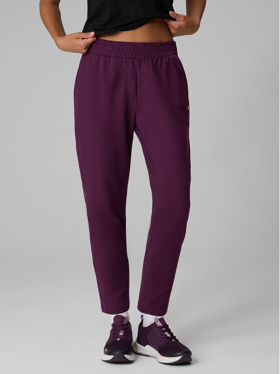 4F 4F Spodnie dresowe BASIC+ Fioletowy Slim Fit
