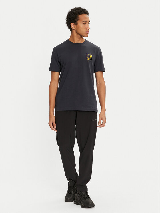 HUGO Hugo T-Shirt Diridumti 50522134 Granatowy Regular Fit