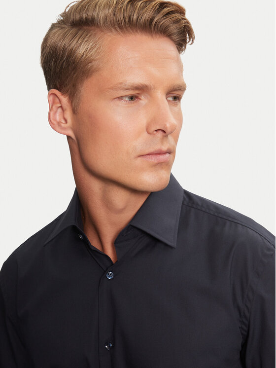 BOSS Boss Camicia H-Hank-Kent-C1-214 50469345 Blu scuro Slim Fit