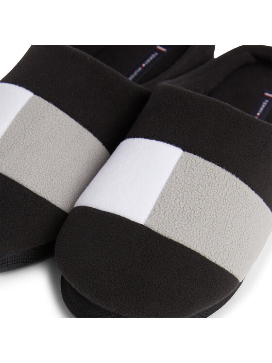 Tommy Hilfiger Tommy Hilfiger Пантофи Tommy Hilfiger Flag Homeslipper FM0FM03801 Черен