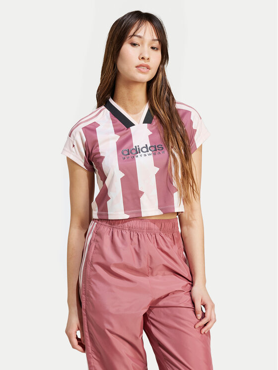 adidas adidas T-shirt Tiro Cut 3-Stripes IX3520 Ružičasta Slim Fit