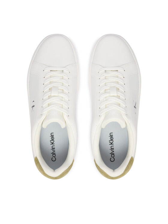 Calvin Klein Calvin Klein Sneakers Classic Cupsole Laceup Lth YM0YM01435 Alb