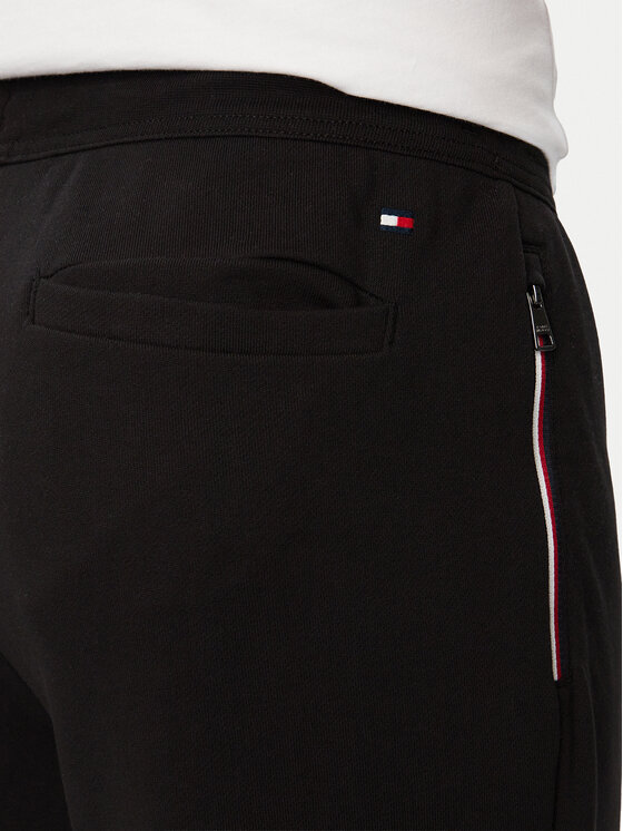 Tommy Hilfiger Tommy Hilfiger Teplákové kalhoty MW0MW44991 Černá Regular Fit