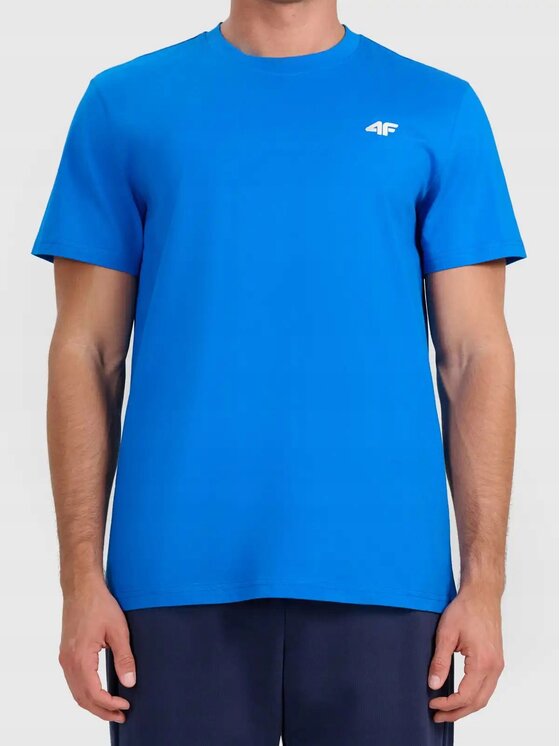 4F 4F T-Shirt Z-TTSHM3341-2 Czarny Regular Fit