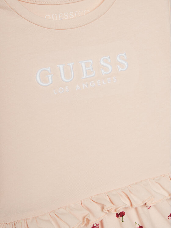 Guess Guess Повсякденна сукня K5GK08 K6YW4 Рожевий Regular Fit