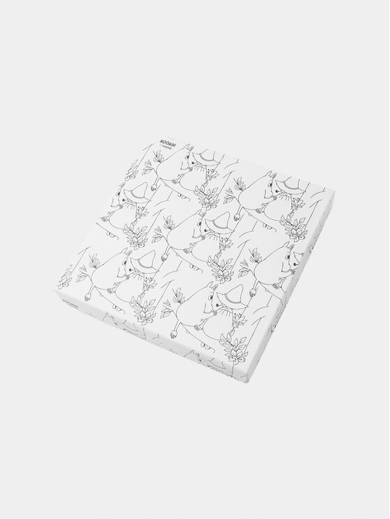 Reima Reima Комплект боди и панталон MOOMIN Dyrbaraste 5200067A Бял Regular Fit