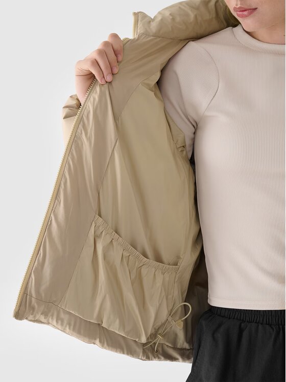 4F 4F Giubbotto piumino 4FWAW24TDJAF481-83S Marrone Regular Fit