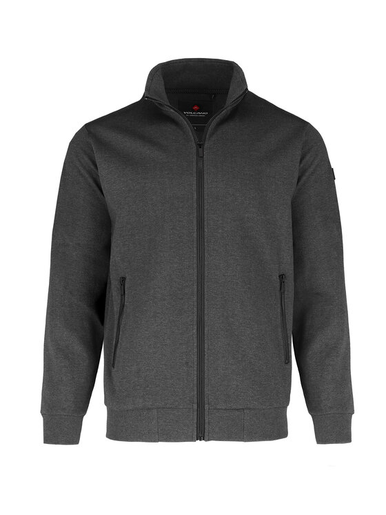 Volcano Volcano Bluza B-SWED Szary Regular Fit