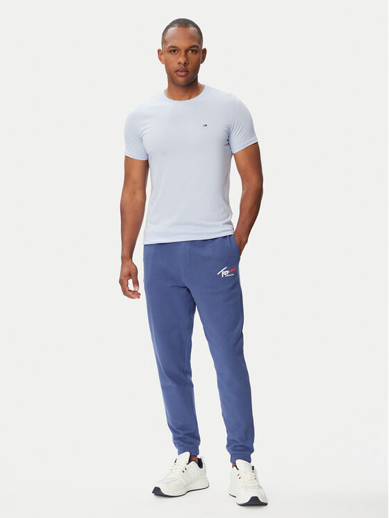 Tommy Jeans Tommy Jeans T-särk Jersey DM0DM04411 Helesinine Slim Fit
