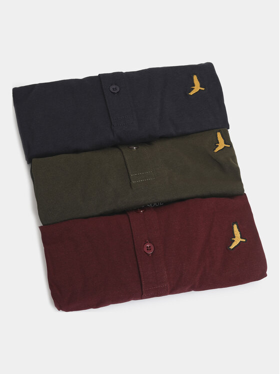 Brave Soul Brave Soul Polo särkide komplekt MPS-628KEVONB Värviline Regular Fit