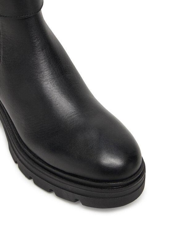 Tamaris Tamaris Kotníková obuv s elastickým prvkem 1-25433-45 Černá