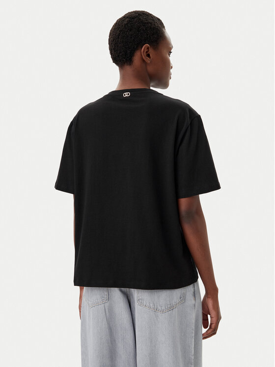 Liu Jo Liu Jo Tricou WA5146 JS923 Negru Regular Fit