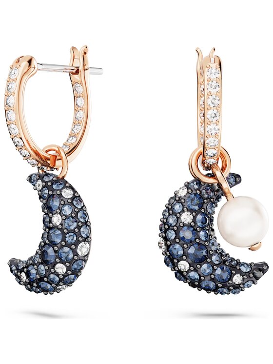 Swarovski Swarovski Kolczyki Luna 5671569 Niebieski