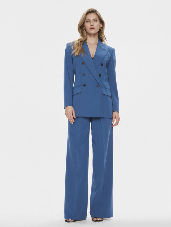 HUGO Hugo Marynarka Amalisa 50501428 Niebieski Relaxed Fit