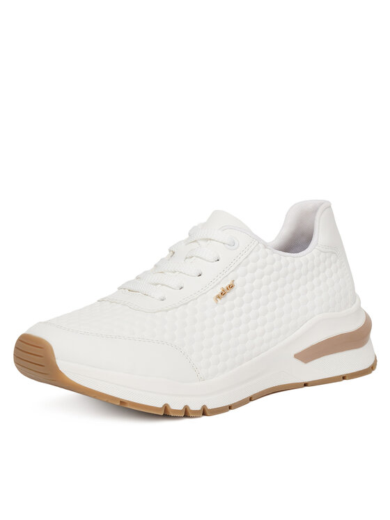 Rieker Rieker Sneakersy M6608-80 Biały