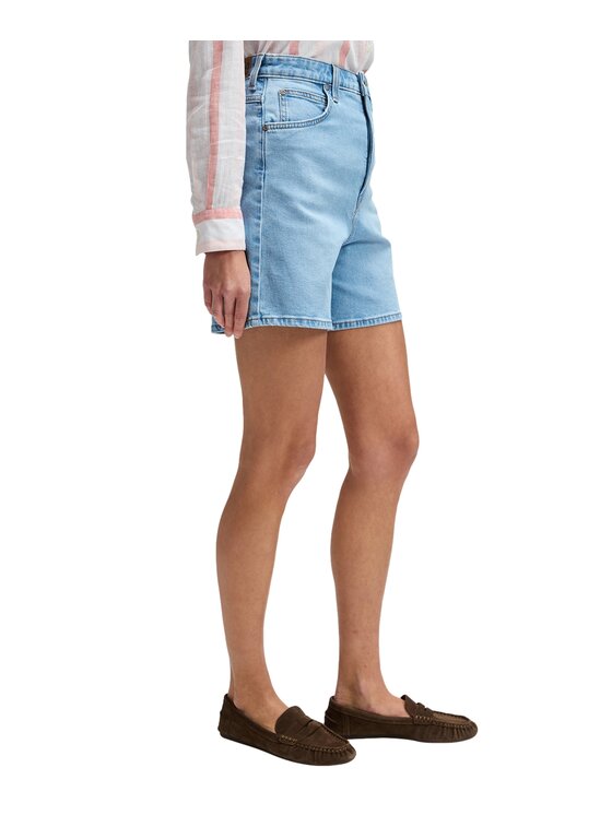 Lee Lee Szorty jeansowe Stella Short Niebieski Relaxed Fit