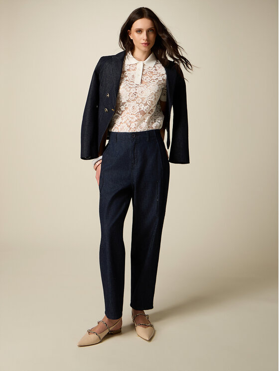 Oltre Oltre Jeans P408J002576N034 Blu Boy Fit