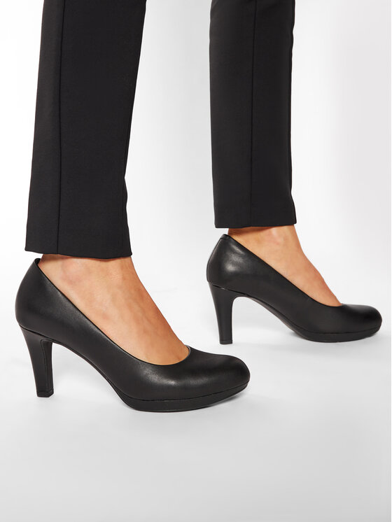 Clarks Clarks Обувки на ток Adriel Viola 261293594 Черен