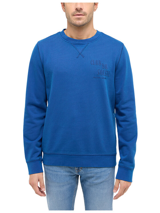 Mustang Mustang Felpa Clio Blu Regular Fit